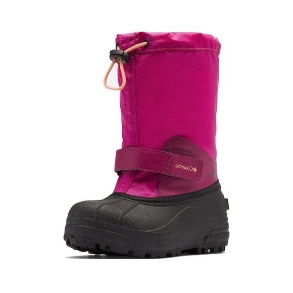 Columbia Powerbug Forty Waterproof Insulated Winter Snow Boots Girls Size 4 - Picture 1 of 11